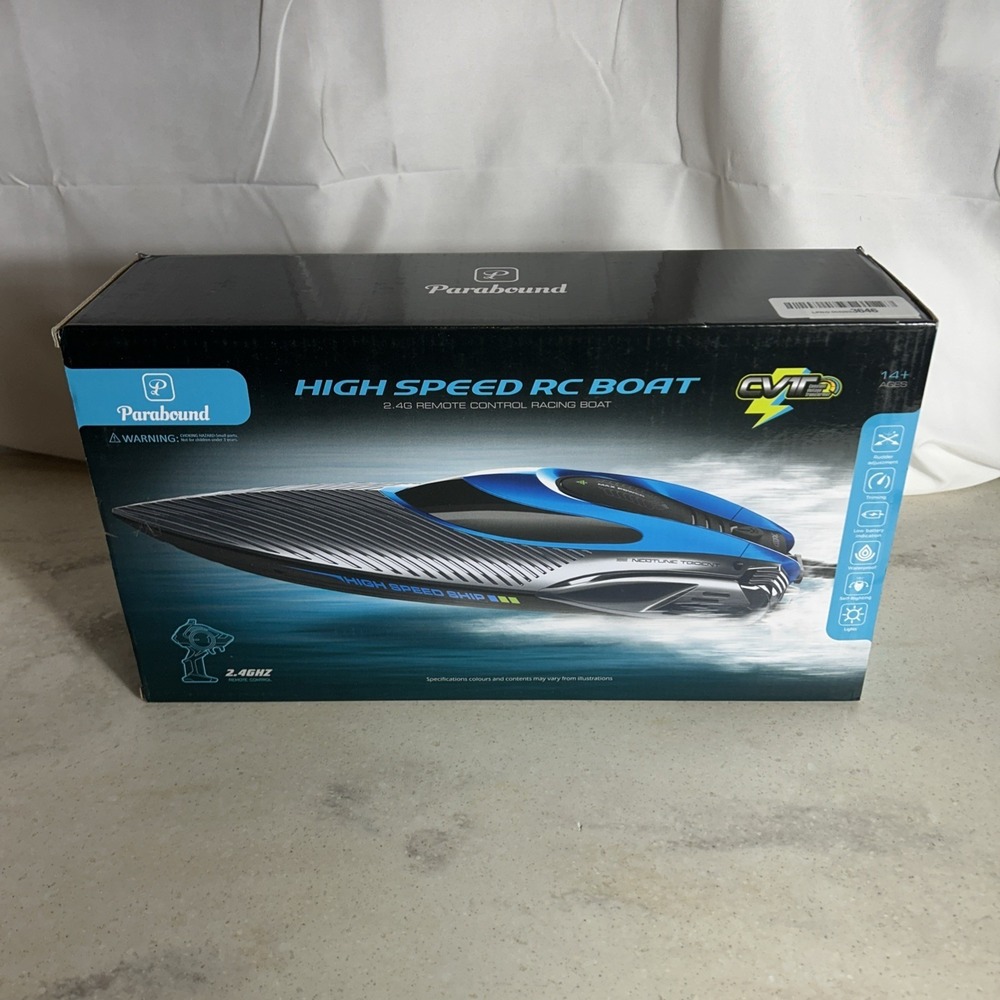 4DRC S3 45km/h Remote Control Boat Kids Toy WATER-COOLED High Speed Speedboat